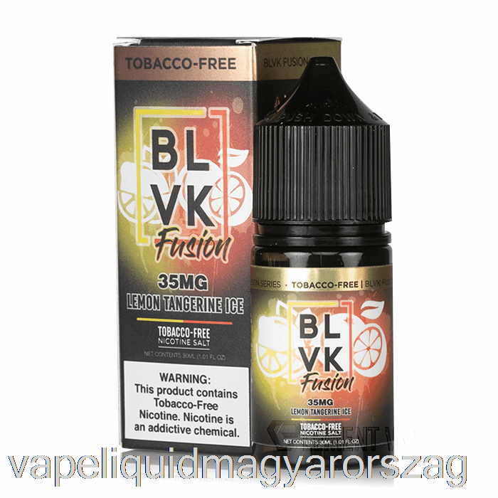 Citrom Mandarin Jég - Blvk Fúziós Sók - 30 Ml 50 Mg Vape Folyadék